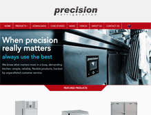 Tablet Screenshot of precision-refrigeration.co.uk